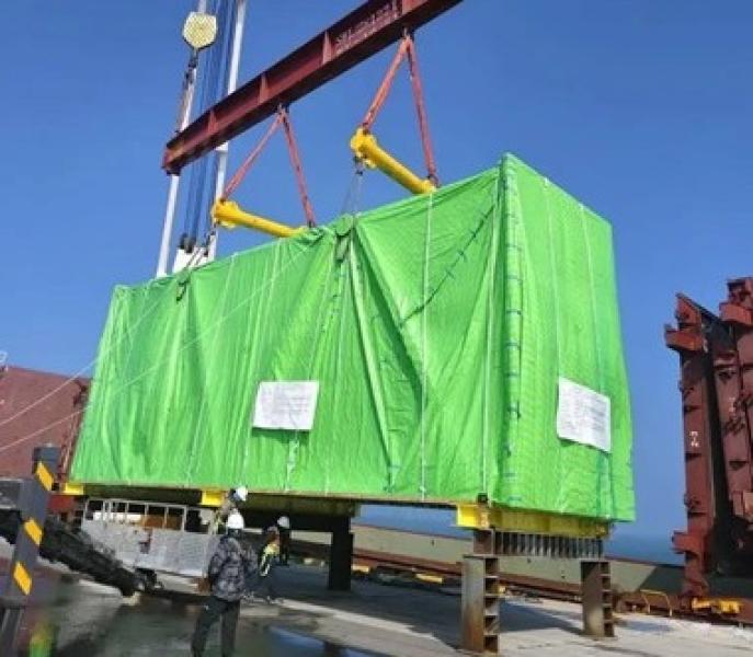 انجاز جديد لمحطة الضبعة النووية.. وصول التوربينة البخارية للمفاعل الأول من كوريا الجنوبية