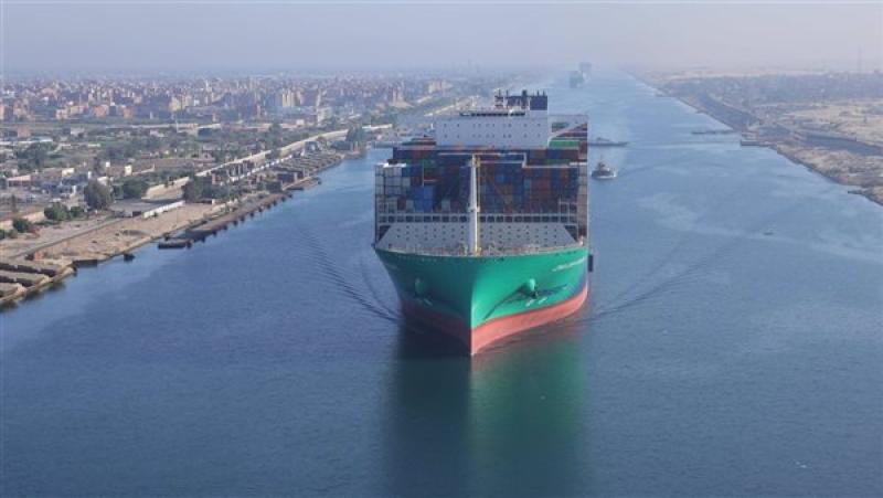 قناة السويس تشهد عبور سفينة الحاويات العملاقة CMA CGM VENDOME لأول مرة